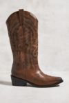 Thumbnail View 3: UO - Bottes de cowboy Dallas en cuir marrons