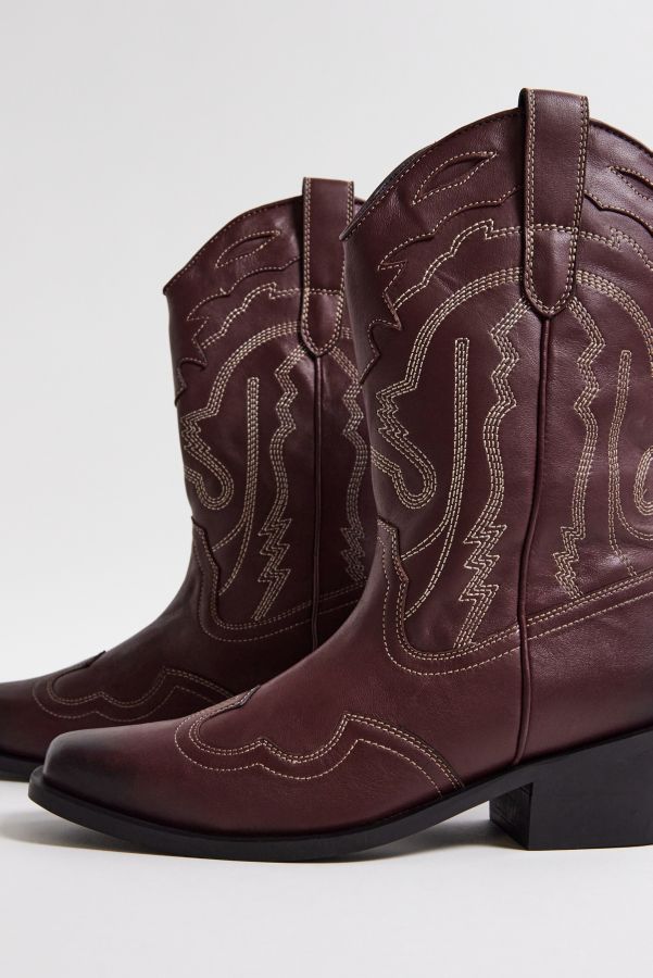 Slide View: 4: UO Rote Texas Bestickte Western Stiefel