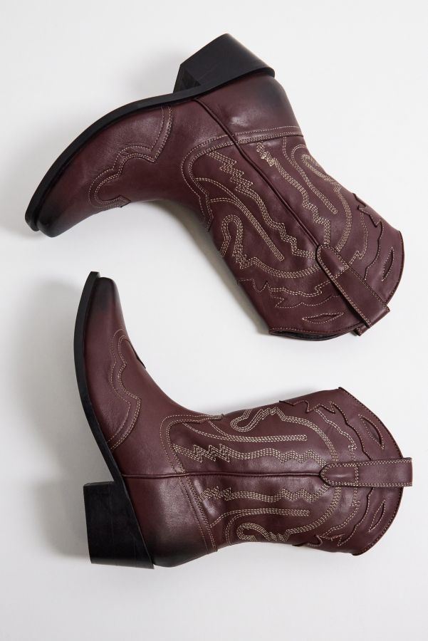 Slide View: 5: UO Rote Texas Bestickte Western Stiefel