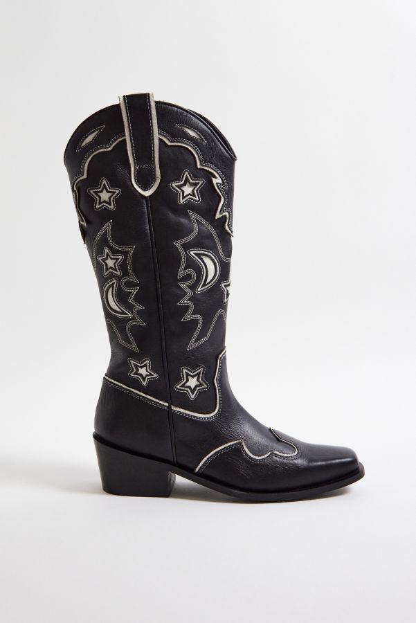 Slide View: 2: Bottes western UO Star jusqu'aux genoux