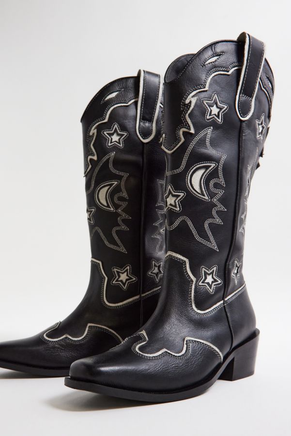 Slide View: 4: Bottes western UO Star jusqu'aux genoux