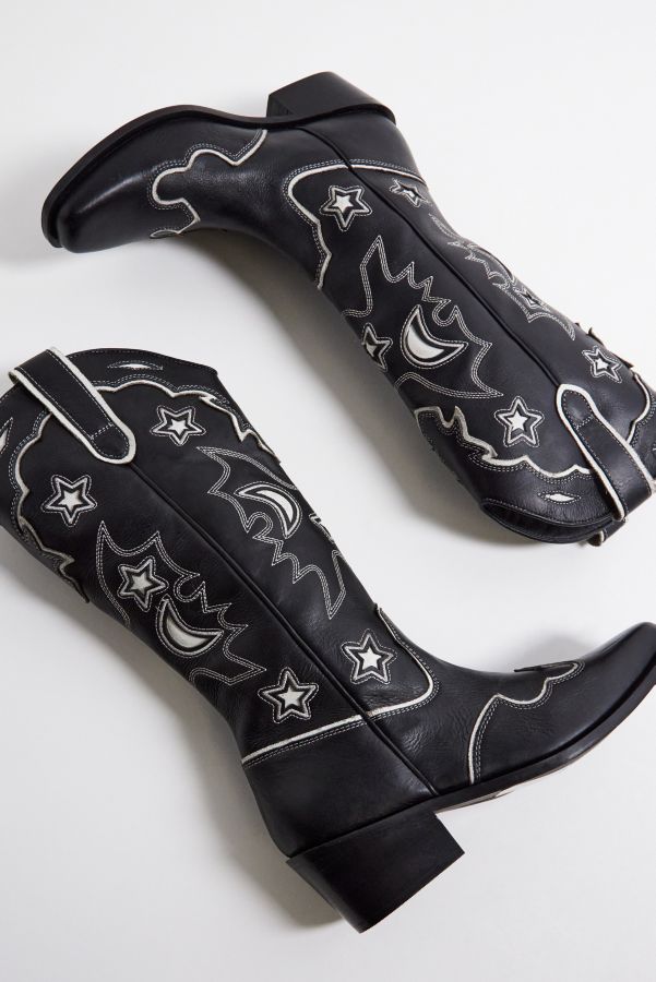 Slide View: 5: Bottes western UO Star jusqu'aux genoux