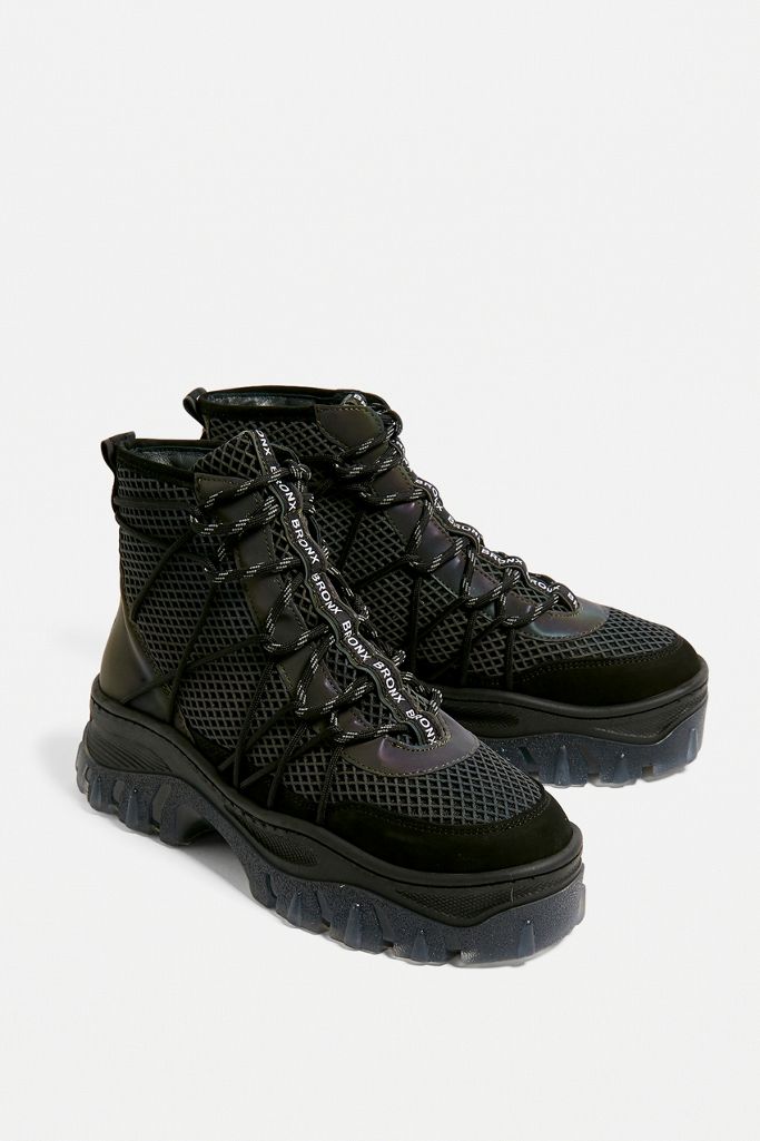 bronx jaxstar chunky black trainers