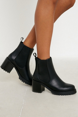 heeled chelsea boots