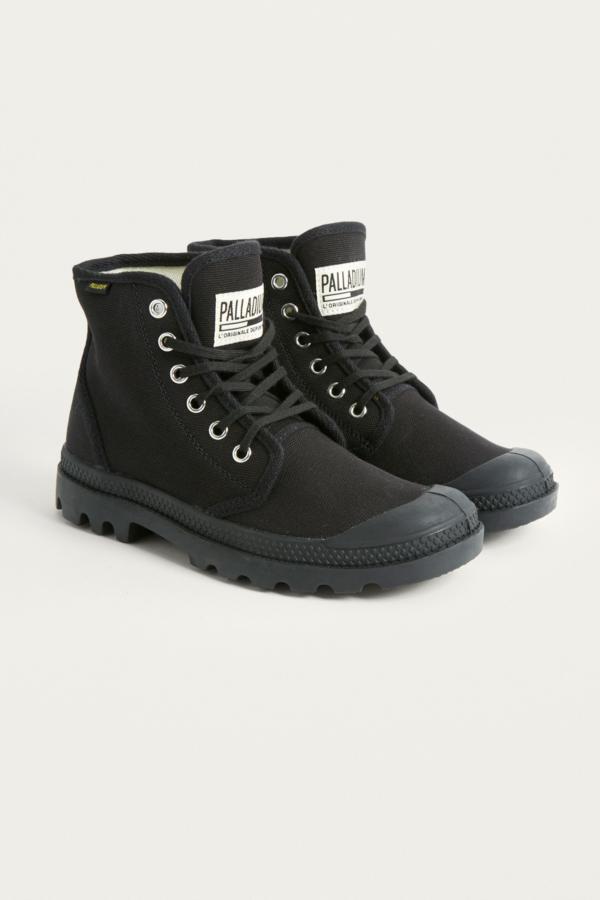 Palladium Pampa Hi Originale Black Boots | Urban Outfitters UK