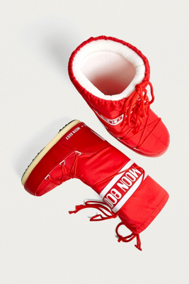 moon boots rouge femme