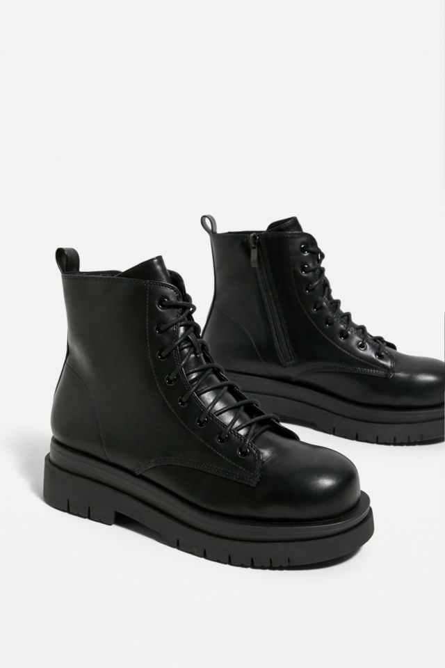 Koi Black Morven Lace-Up Boots | Urban Outfitters UK