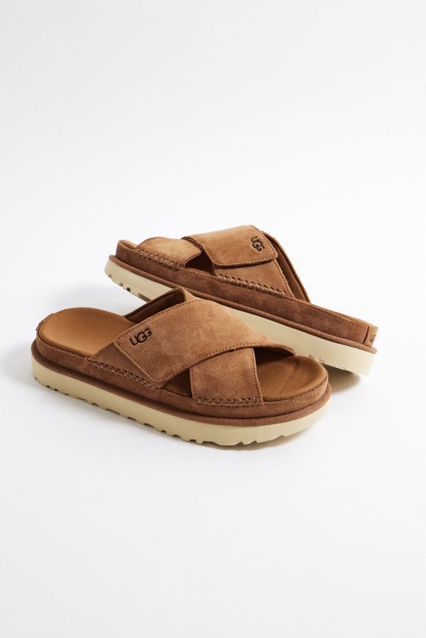 Slide View: 2: UGG Goldenstar Chestnut Sliders