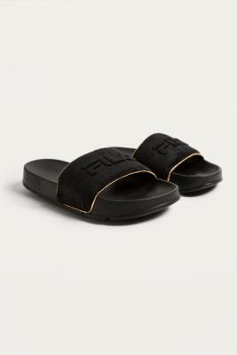 fila black sliders