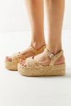 UO Rosalie Raffia Platform Sandals #5