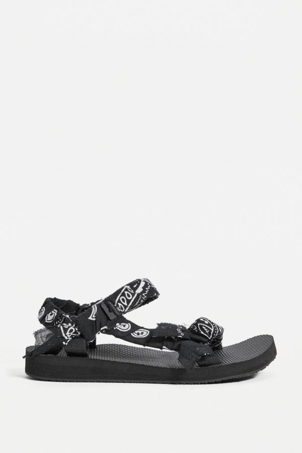 Arizona Love Black Bandana Sandals | Urban Outfitters UK