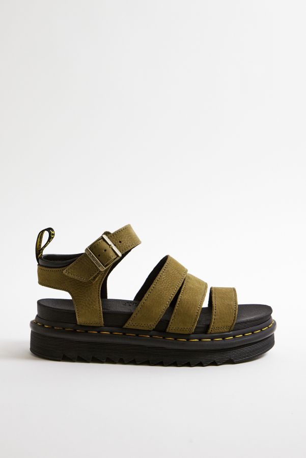 Vista diapositiva: 3: Dr. Martens Blaire Olive Leather Sandals