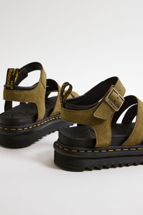 Vista diapositiva: 4: Dr. Martens Blaire Olive Leather Sandals