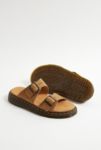 Vista en miniatura 2: Dr. Martens Tan Josef Nubuck Leather Buckle Slide Sandals