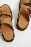 Vista en miniatura 5: Dr. Martens Tan Josef Nubuck Leather Buckle Slide Sandals