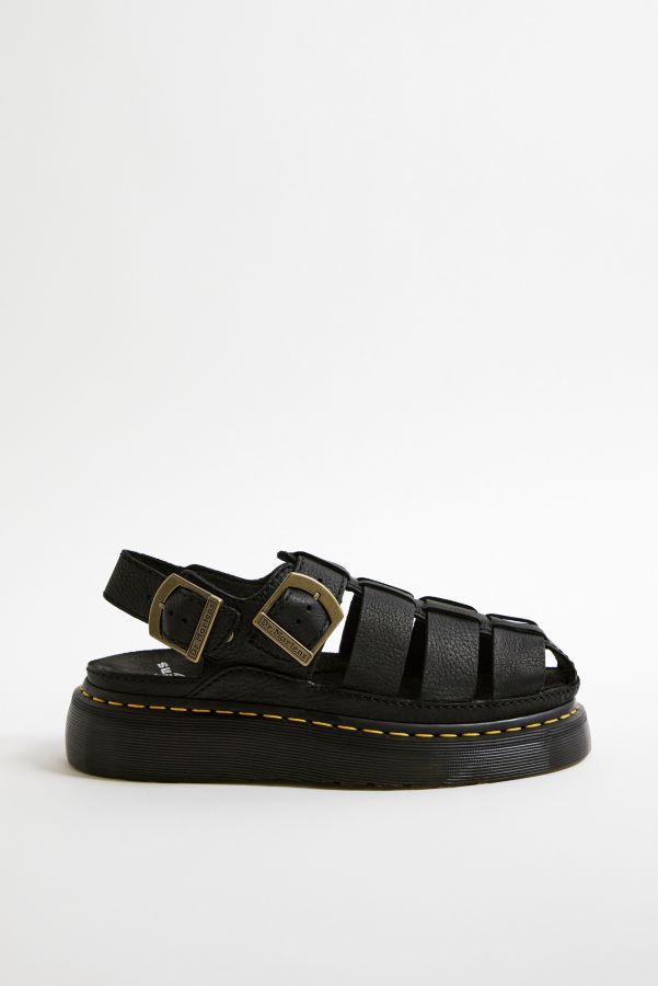 Vista diapositiva: 3: Dr Martens Sandali da pescatore Wrenlie neri