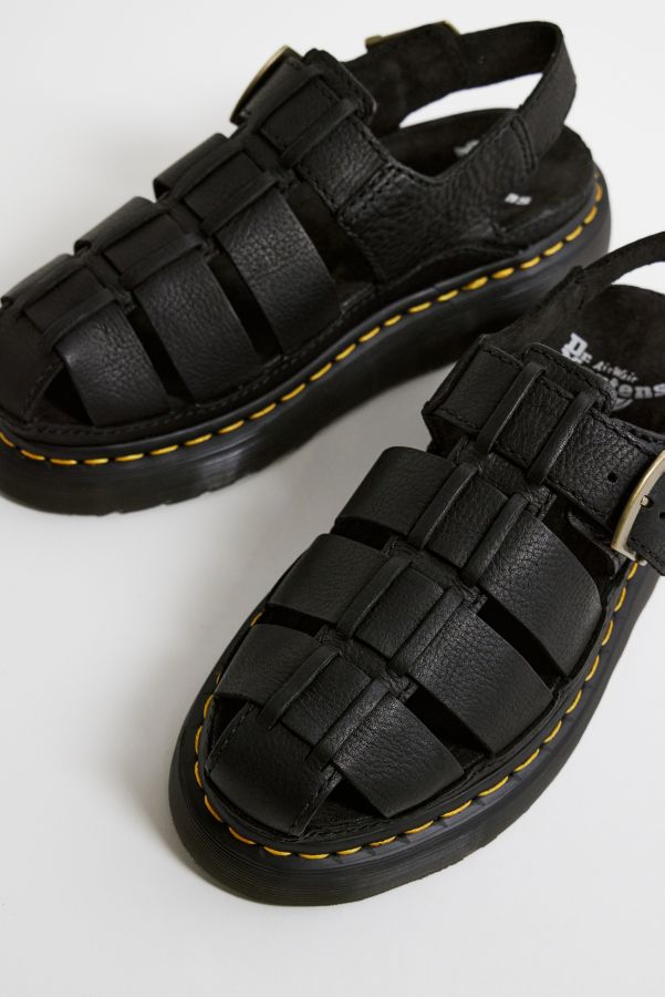 Vista diapositiva: 4: Dr Martens Sandali da pescatore Wrenlie neri