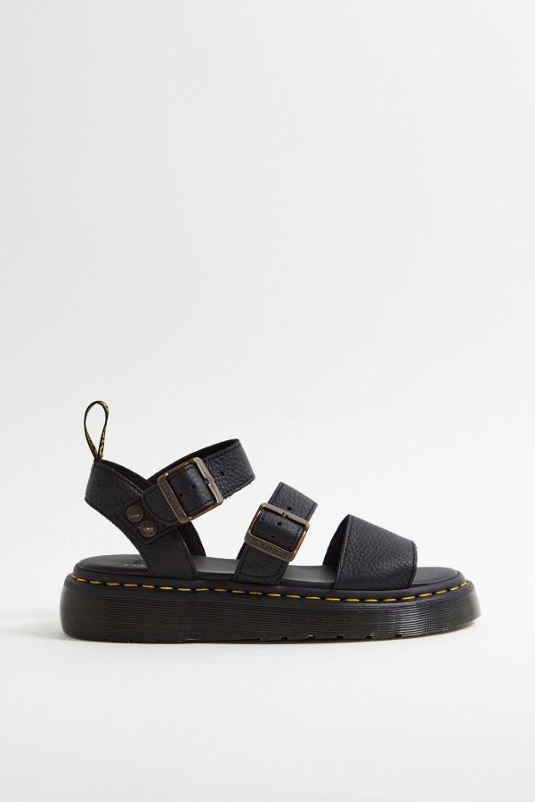 Vista diapositiva: 3: Dr. Martens Black Gryphon Quad Sandals