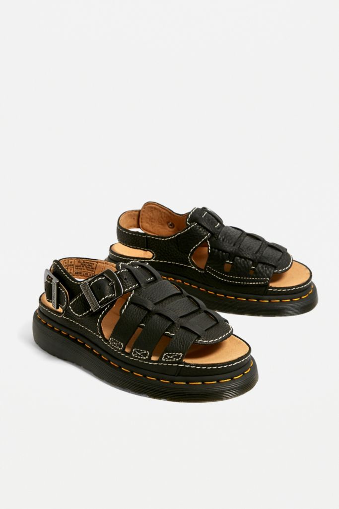 Dr. Martens 8092 Fisherman Leather Sandals | Urban Outfitters UK