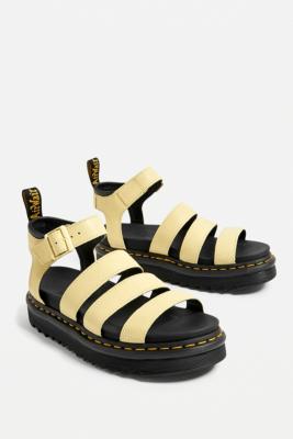 dr martens yellow sandals