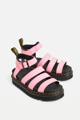 doc marten sandals pink