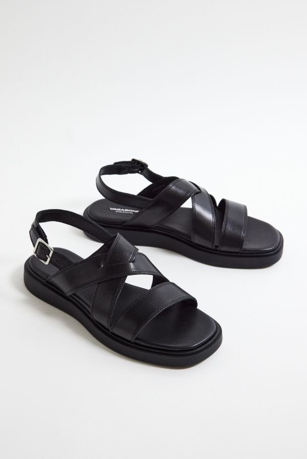 Vista de diapositivas: 2: Sandalias Vagabond Shoemakers Connie Negro Multi-Correa