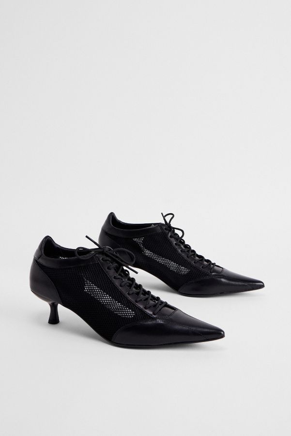 Slide View: 2: Vagabond Black Lykke Mesh Ankle Shoes