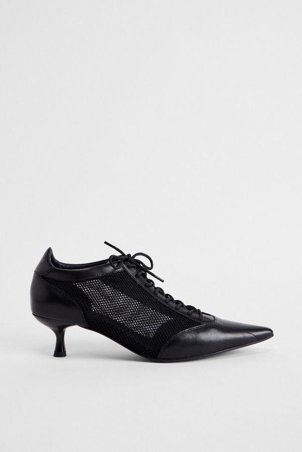 Slide View: 3: Vagabond Black Lykke Mesh Ankle Shoes