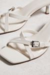 Thumbnail View 4: UO - Sandales mules à brides croisées style années 90 blanc cassé 