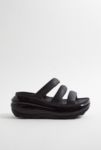 Thumbnail View 2: Crocs Black Mega Crush Triple Strap Sandals