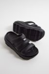 Thumbnail View 3: Crocs Black Mega Crush Triple Strap Sandals