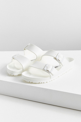 birkenstock arizona eva sandal white