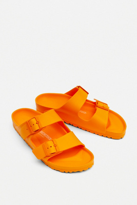 orange flip flops