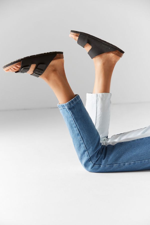 Birkenstock Arizona Black Leather Sandals | Urban Outfitters UK