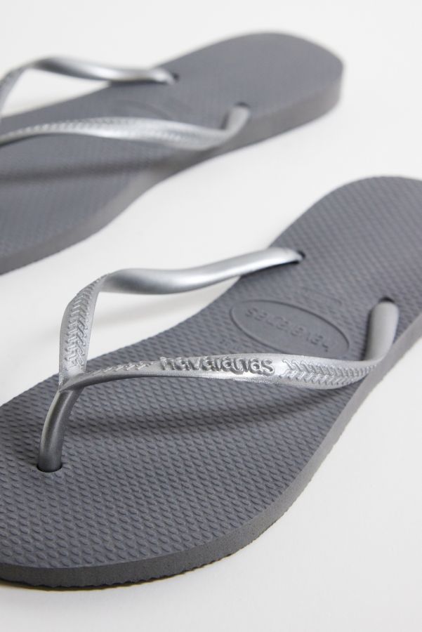 Vista diapositiva: 4: Havaianas Infradito Slim Grigie