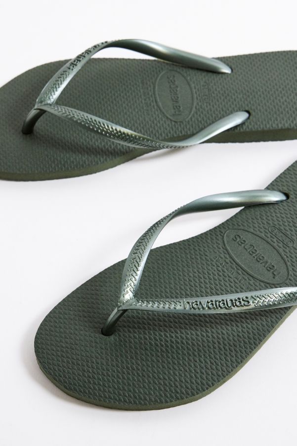 Vista diapositiva: 4: Havaianas Infradito Olive Top