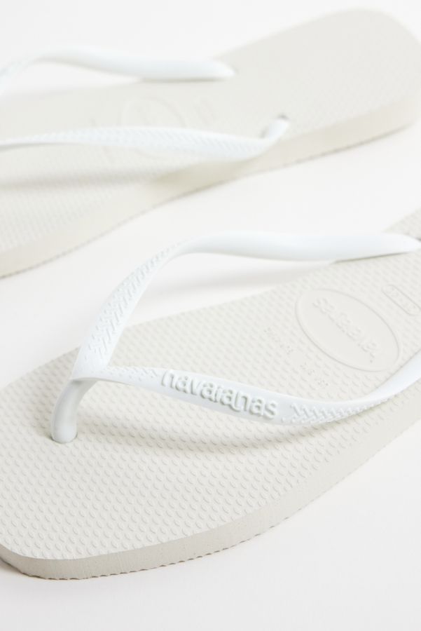 Vista diapositiva: 3: Havaianas Infradito Bianco Sottile Quadrato