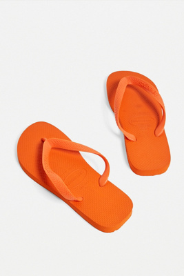 orange havaianas flip flops