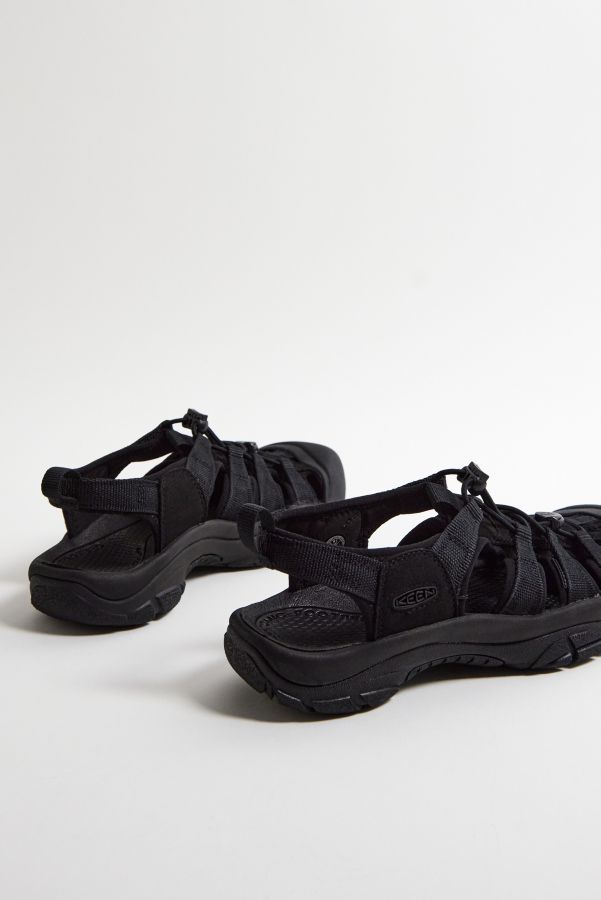 Slide View: 4: KEEN Newport H2 Black Sandals