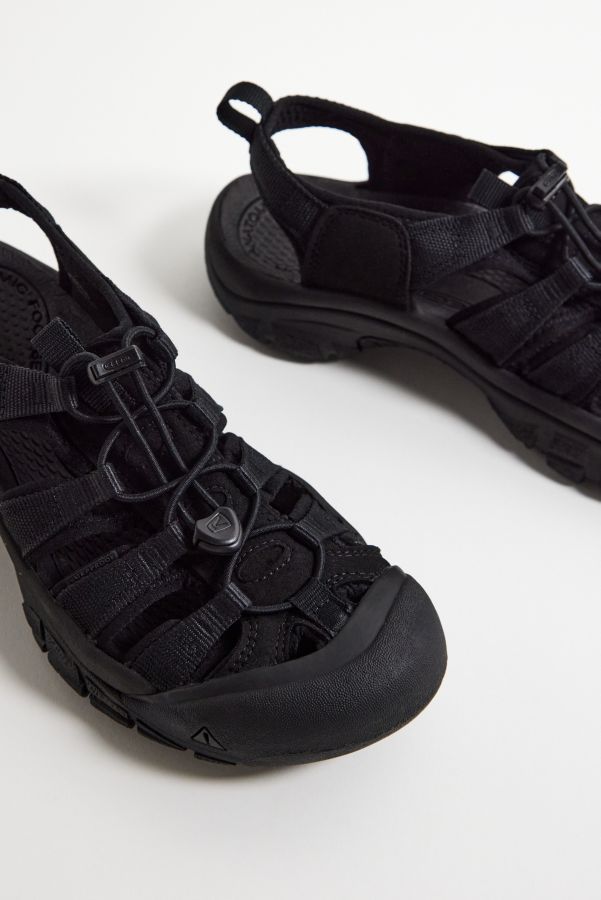 Slide View: 5: KEEN Newport H2 Black Sandals