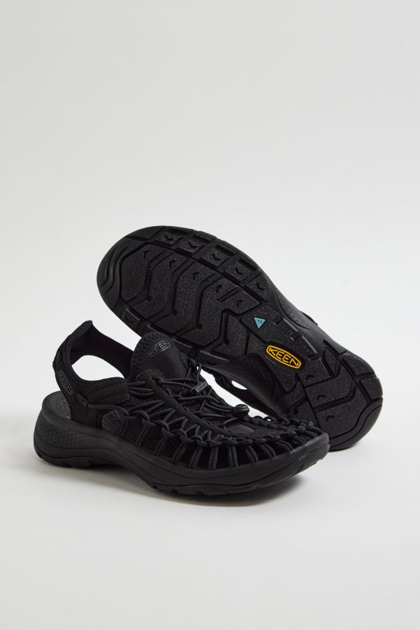 Slide View: 2: KEEN Schwarz Uneek Astoria Sandalen