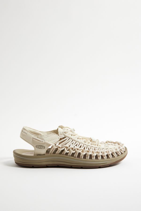 Slide View: 3: KEEN Uneek Off-White Sandals