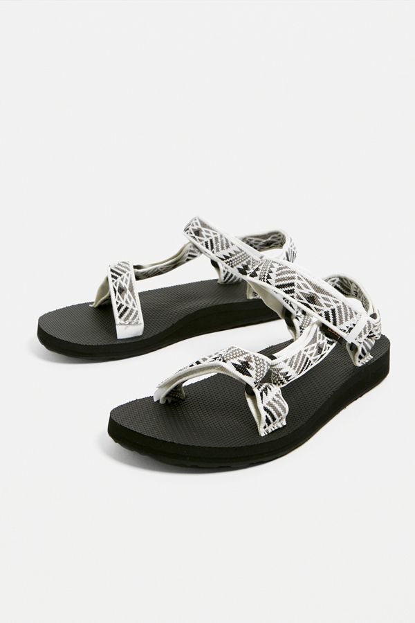 Teva Universal White Pattern Sandals | Urban Outfitters UK