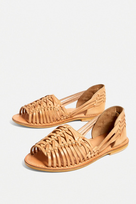 tan huarache sandals