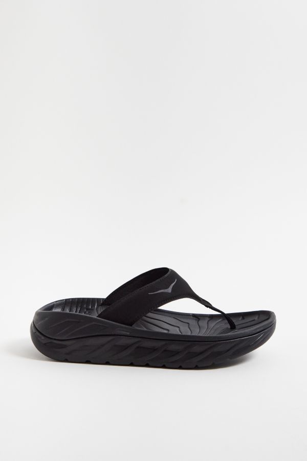 Vista de diapositivas: 3: HOKA Ora Recovery Flip Black Sandals