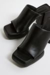 Thumbnail View 5: Charles & Keith Lucile Schwarze Block-Absatz-Plateau-Pantoletten