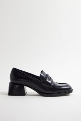 Charles & Keith Block Heel Penny Loafers