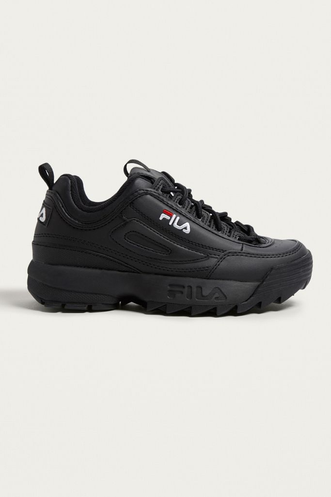 fila disruptor all black