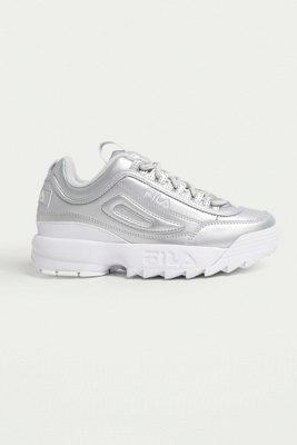 fila disruptor 2 premium silver