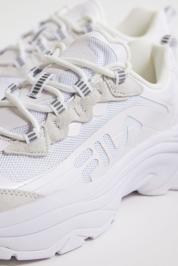 Slide View: 3: Fila White Alpha Ray Linear Trainers